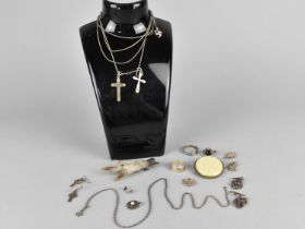 A Collection of Various Silver and White Metal Jewellery Items to comprise Scottish Grouse Claw