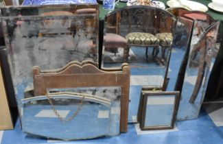 A Collection of Various Vintage Mirrors etc