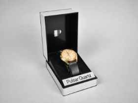 A Cased Gents Pulsar Quartz Watch