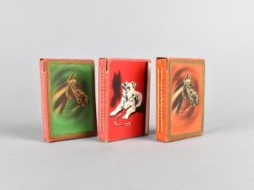 Three Packs of Vintage Playing Cards by Universal Playing Cards Co., Leeds, London Deluxe