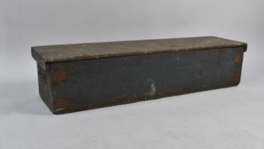 A Late 19th/Early 20h Century Stained Pine Croquet Game Box, 106cms Wide