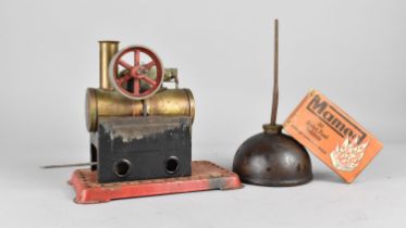 A Mamod Stationary Single Cylinder Steam Engine together with Pack of Mamod Solid Fuel Tablets and