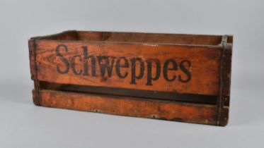 A Vintage Pine Schweppes Crate with Stencilled Inscription, 49x22x17cms High