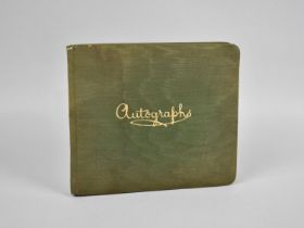 An Early 20th century Autograph Book Containing number of Drawing and Paintings, Inscriptions Etc,