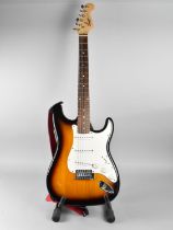 A Fender Squier Stratocaster Electric Guitar