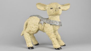 An Advertising Lamb Figure for Lambtex Rugs of JL Tankard and Co of Bradford, 24cms High