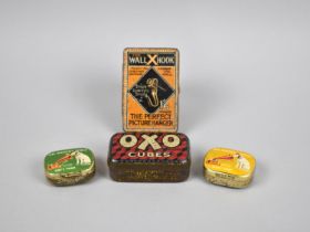 A Collection of Various Vintage Tins to include Two HMV Soft Tone and Halftone Needle Cased Tins