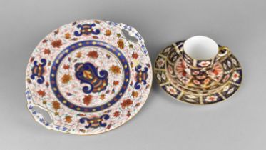 A Royal Crown Derby Imari Tea Trio Comprising Cup, Saucer and Side Plate Together with an Imari