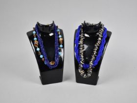 A Collection of Various Vintage Bead and Glass Necklaces