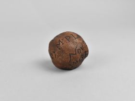 A Dried Citrus with Inscription 'Given By Mr P Lu Franchini Nov 4 1739 to Miss E Baxter'