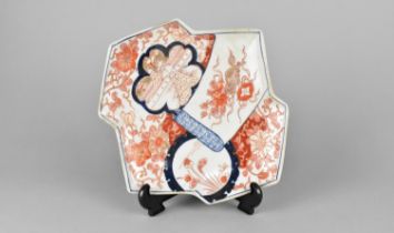 A Japanese Imari Porcelain Shaped Dish