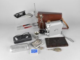 A Collection of Various Vintage and Later Items to Comprise Admira 8 Film Camera in Leather Case,