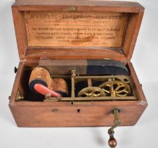 A Late Victorian/Edwardian Magneto Electric Machine for Nervous and Other Diseases, 26cms Wide