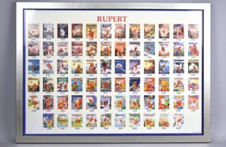 A Framed Rupert Print, Glory Frames 2006, 58x41cm