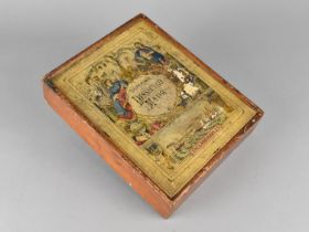 A Late Victorian Boxed Jigsaw Puzzle, Superior Dissected Map of England and Wales, 24x19cms
