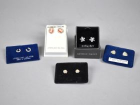 A Collection of Various Sterling Silver and Other Stud Earrings to include Horseshoe Examples