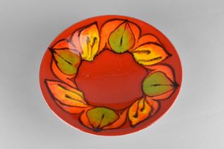 A Poole Delphis Bowl, Pattern No. 57, 26.5cm Diameter