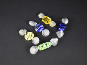 A Collection of Five Italian Glass Sweets