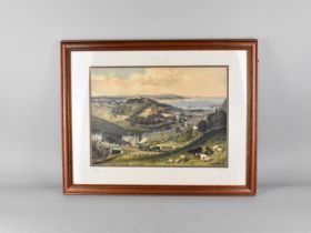 A Framed Print, Signed in Pencil and Dated 1855, Frame 57x45cm