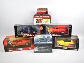 A Collection of Seven Various Boxed Die Casts to Include Two 007