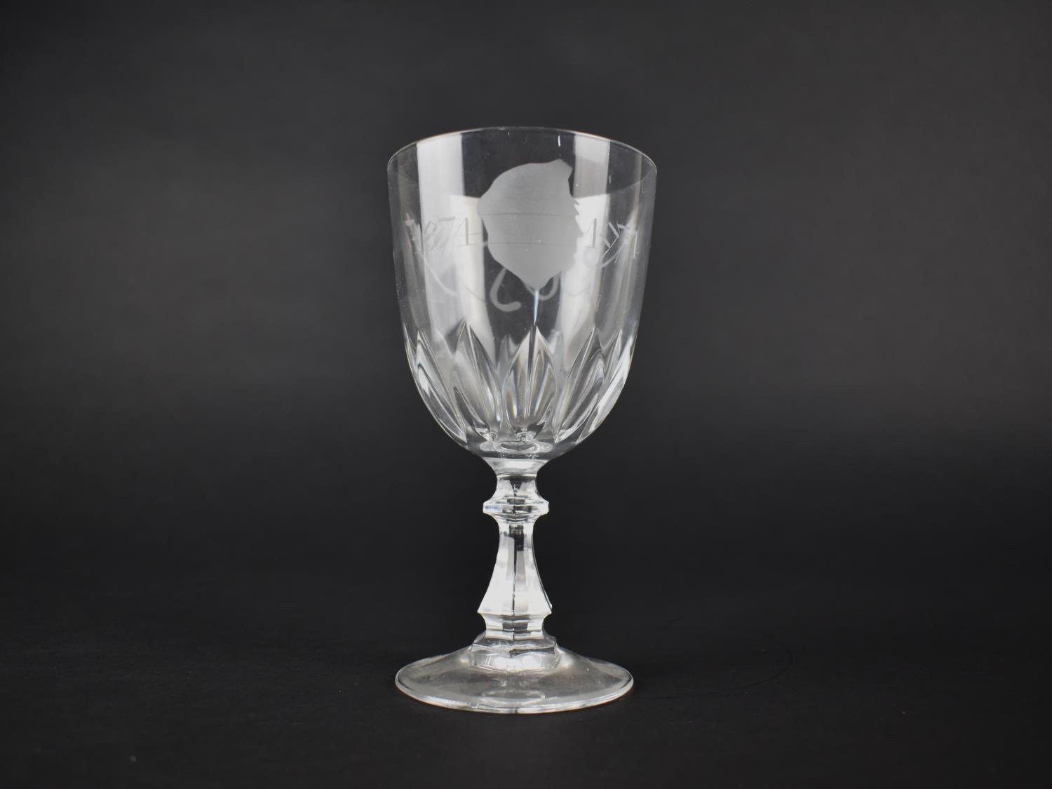 Two Limited Hand Engraved Glasses for The Churchill Centenary - 1874-1974, Together with a 1939-1945 - Image 2 of 5