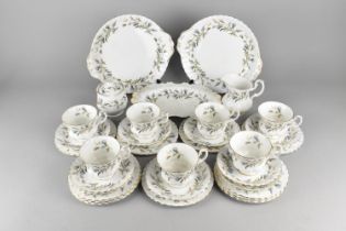 A Royal Albert Brigadoon Tea Set to Comprise Seven Cups, Nine Saucers, Eleven Saucers, Two Cake