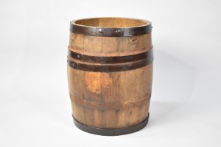 A Coopered Barrel, No Tap, 51cms High