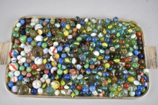 A Collection of Vintage and Modern Marbles, Many AF