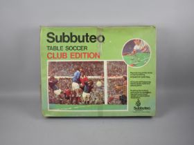 A Mid 20th Century Subbuteo Table Soccer Game, Club Edition, With Pitch but Not All Players and