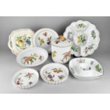 A Collection of Royal Worcester to Comprise Evesham and Worcester Herbs Together with a Spode Plate