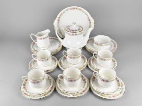 A Royal Albert Belinda Pattern Tea Set to Comprise Six Cups, Six Saucers, Six Side Plates, Six Small