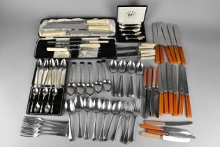 A Collection of Various Silver Plated Cutlery to Include Set of Twelve Thomas Turner & Co. "