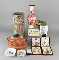 A Collection of Various Ceramics to Comprise 'Moet & Chandon' Decorated Sleeve Vase/Small Stick