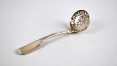 A Georgian Silver Sifter Spoon, London Hallmark, 58g, 16cm