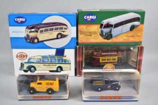 A Collection of Three Boxed Corgi and Three Boxed Dinky Diecast Toys