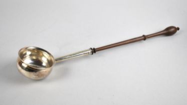 An 18th Century Silver Toddy Ladle by Richard Gurney & Thomas Cook with Turned Wooden Handle, London