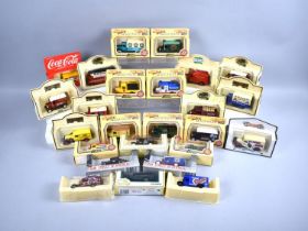 A Collection of Various Boxed Diecast Vintage Vans Etc