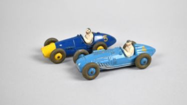 Two Unboxed Dinky Toys Talbot Lago and Ferrari Racing Cars