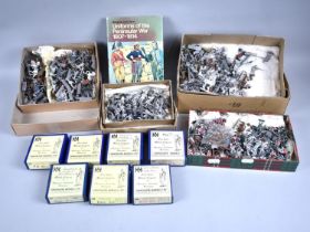 A Large Collection of Various Painted and Unpainted Cast Metal Wargaming Figures