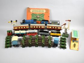 A Chad Valley O Gauge Clockwork Tinplate Train Set, The Flying Scotsman, with Accessories,