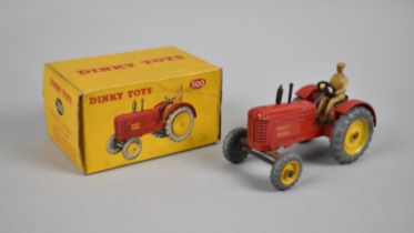 A Boxed Dinky Toys Massey Harris Tractor No 300