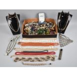 A Box Containing Large Quantity of Various Costume Jewellery