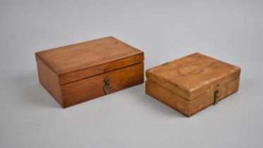 Two Mid 20th Century Cased Sets of Scientific Weights