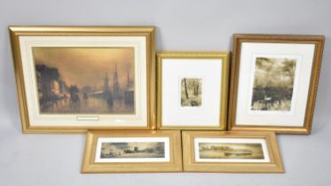 A Collection of Various Gilt Framed Pictures and Prints