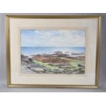 A Framed Watercolour by James Airken, Perwick Bay, Port St. Mary, 49x34.5cms