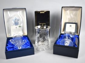 A Boxed Limited Edition Silver Jubilee Goblet by Stuart Crystal No 631x750, A Stuart Crystal Limited