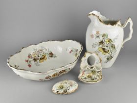 A Turners of Tunstall Toilet Set to Comprise Bowl, Jug etc