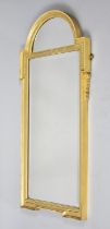 A Mid/Late 20th Century Gilt Framed Wall Mirror, 44x93cms Overall