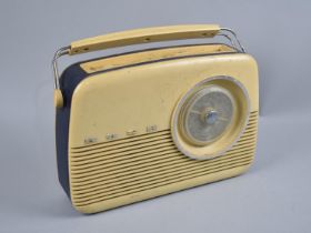 A Vintage Bush Radio, No Power Cable, Untested