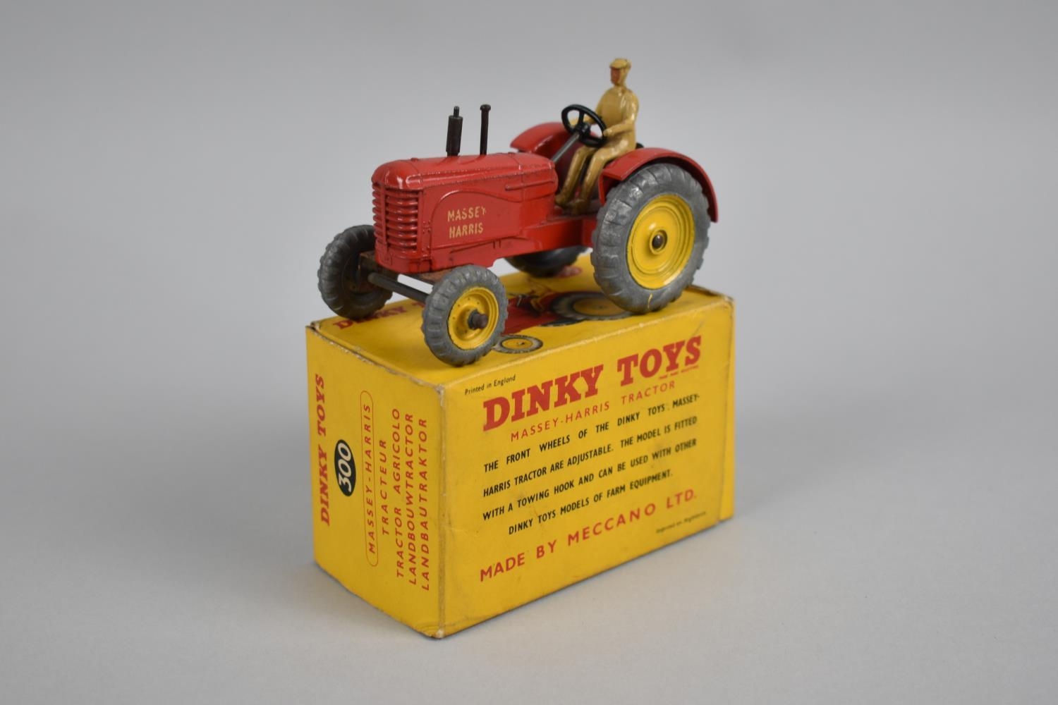 DINKY 300 MASSEY HARRIS TRACTOR. MODEL IN A GOOD BOX. | #60476068